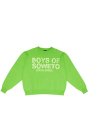 Chunky Crew Neck Sweater - Green