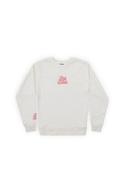 Puff Print Tracksuit Sweater - Off White