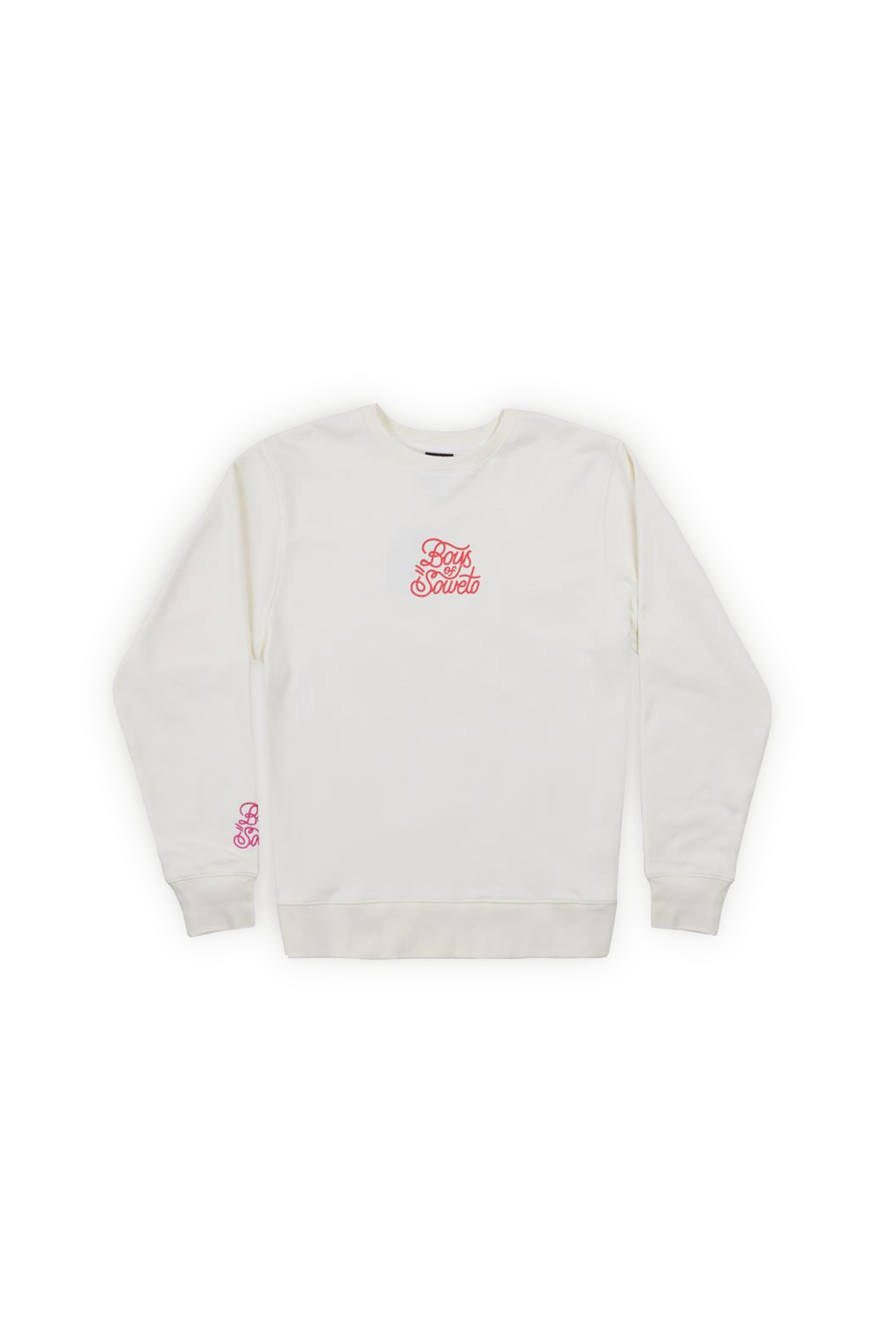 Puff Print Tracksuit Sweater - Off White