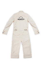One Piece Boiler Suit  - Ivory