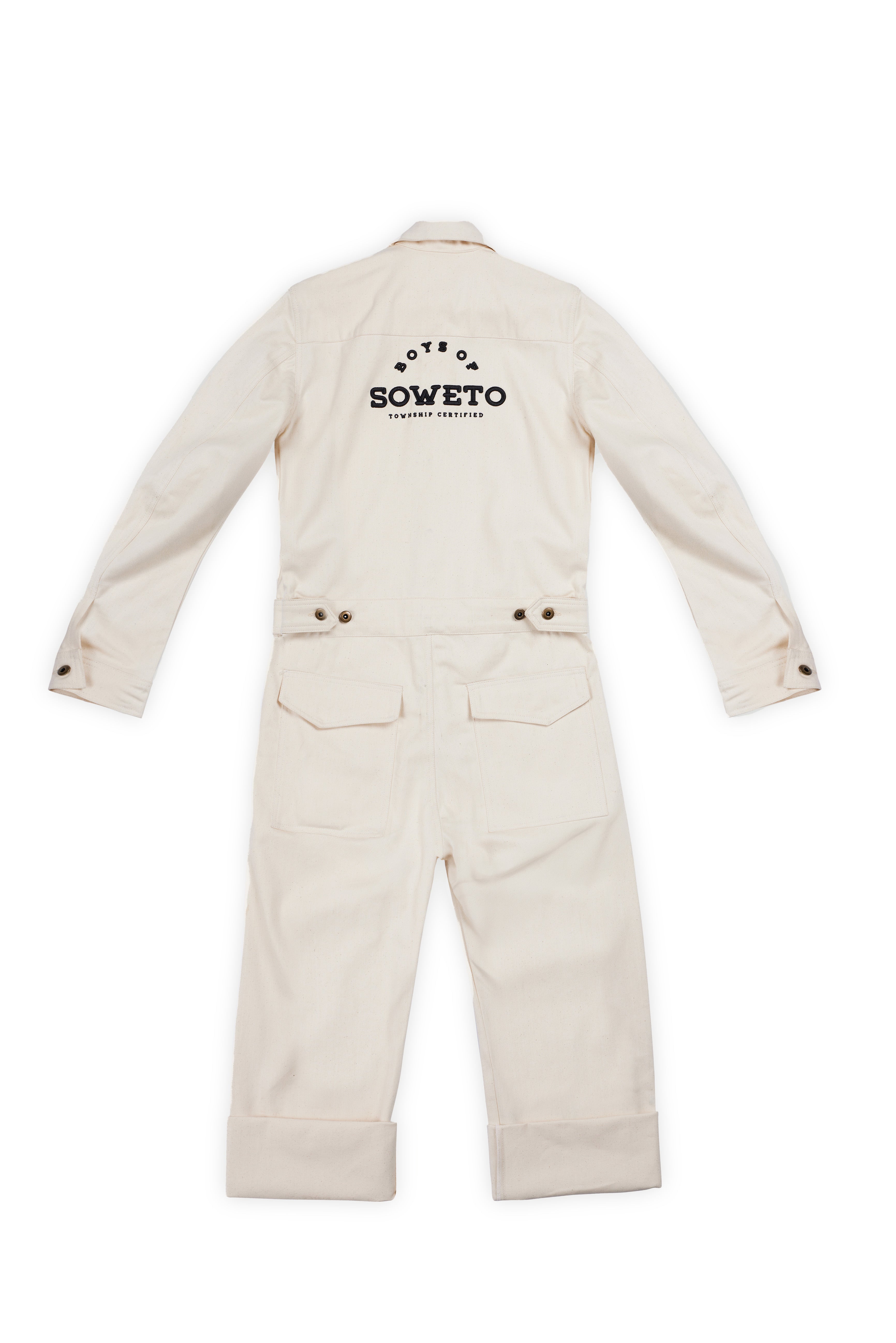 One Piece Boiler Suit  - Ivory