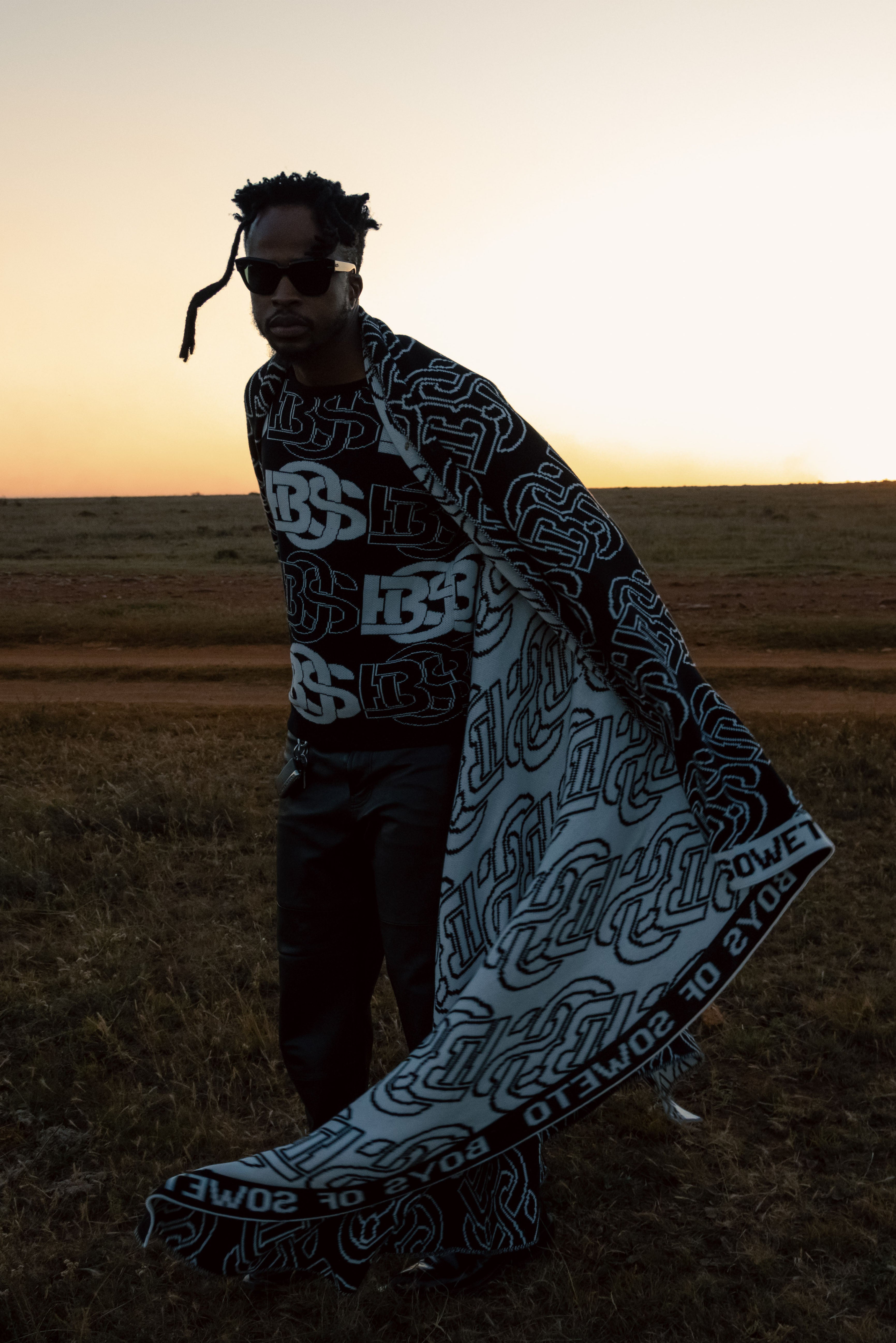 BOS Monogram Blanket