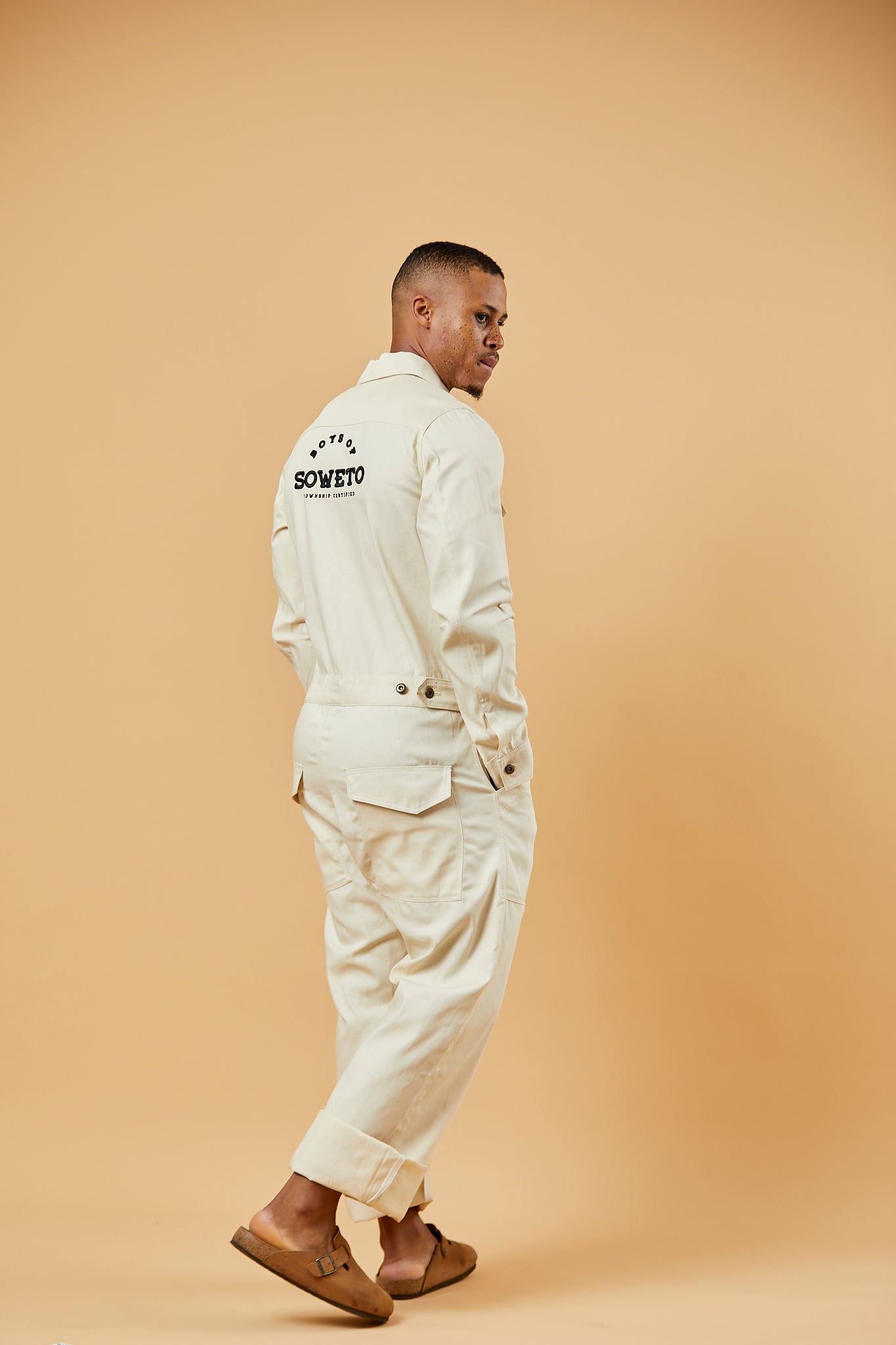 One Piece Boiler Suit  - Ivory