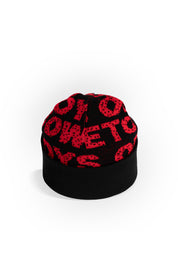 Beanie -  Black & Red