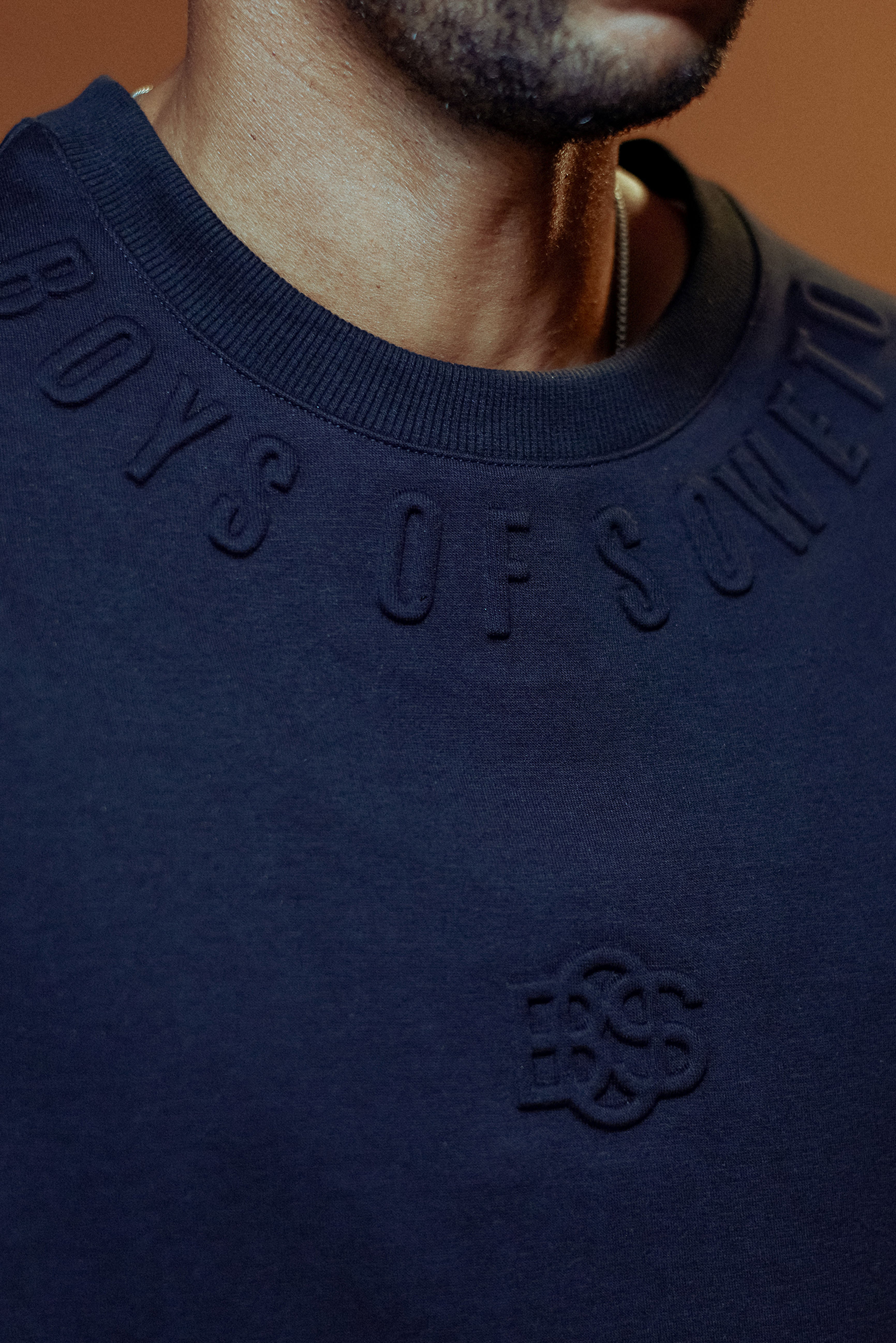 Embossed  T-Shirt - Black