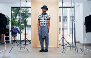 Knit Golf T-shirt - White & Black