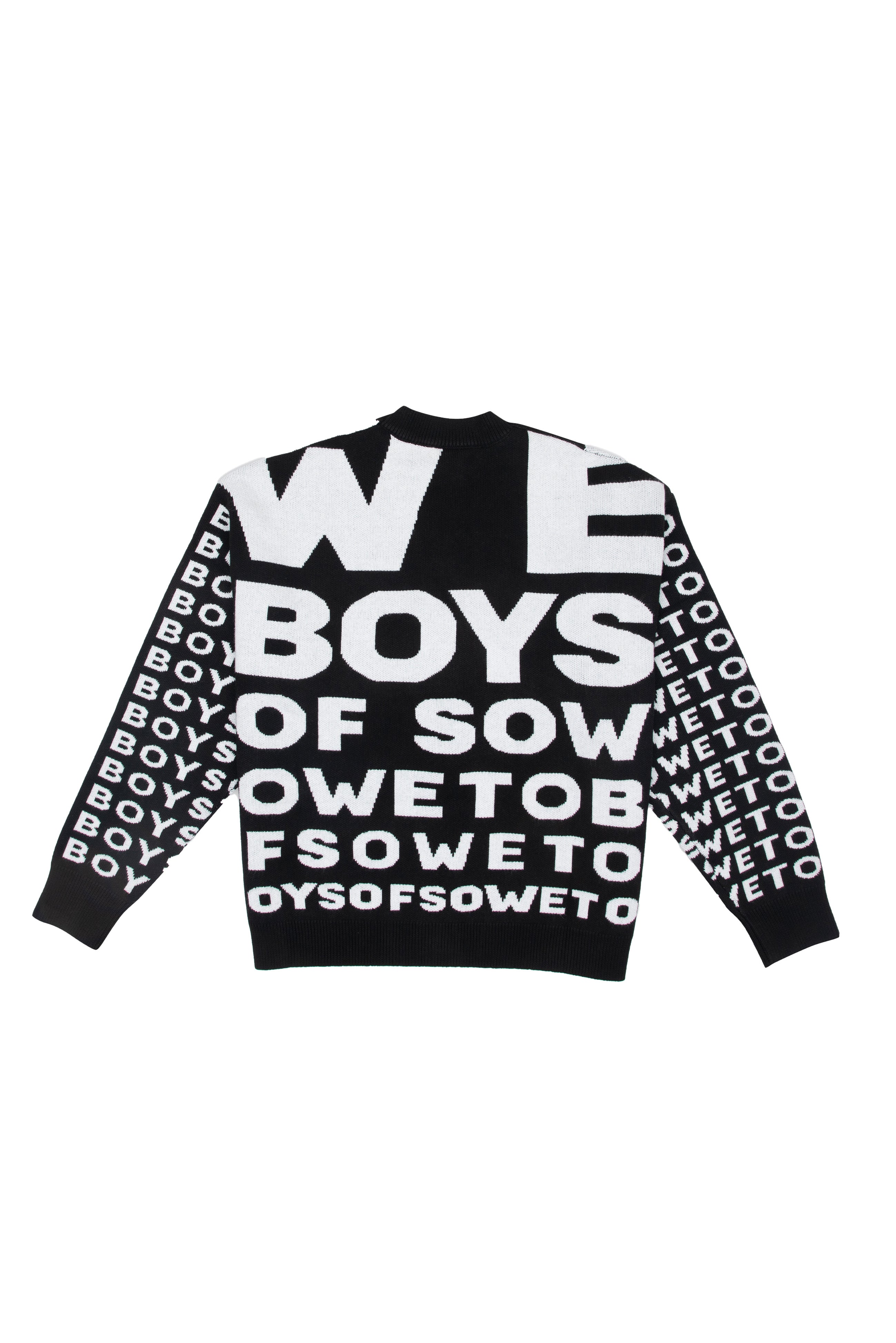 Chunky Eyetest Cardigan - Black