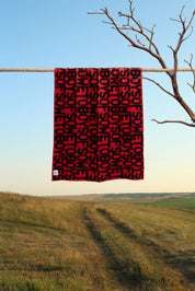 BOS Shawl - Red