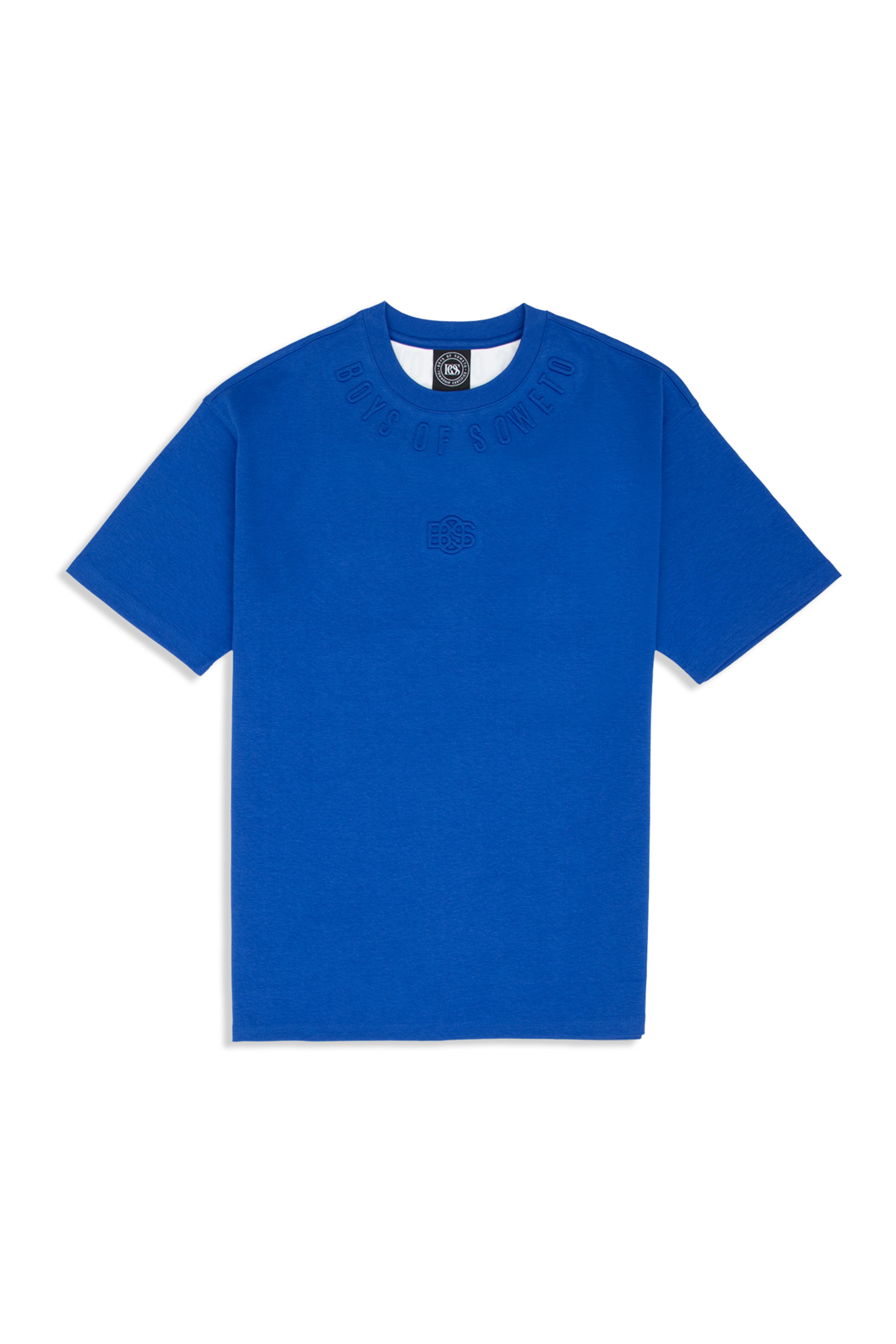 Embossed  T-Shirt - Blue