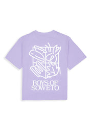 Puff Print T-shirt - Purple