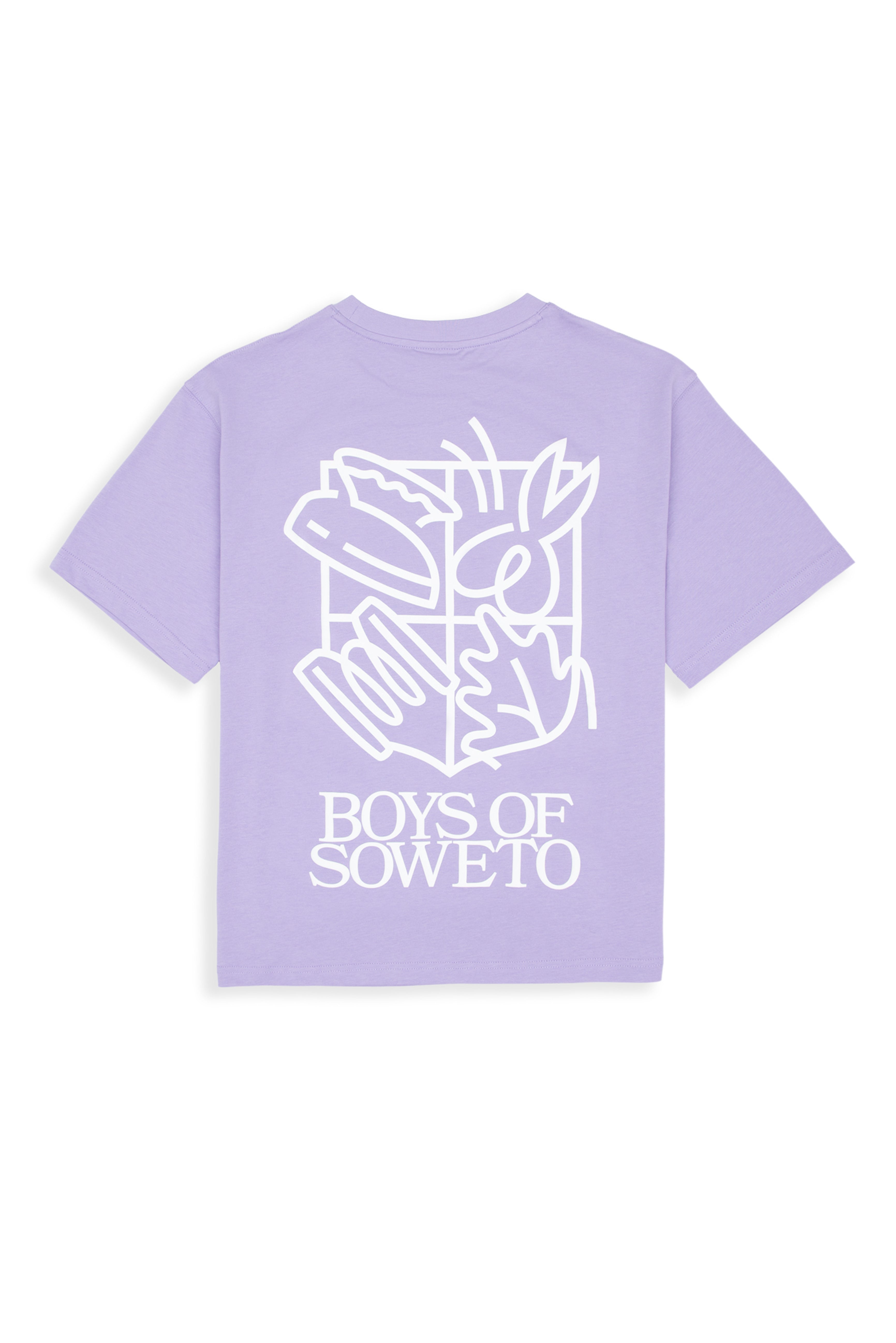 Puff Print T-shirt - Purple