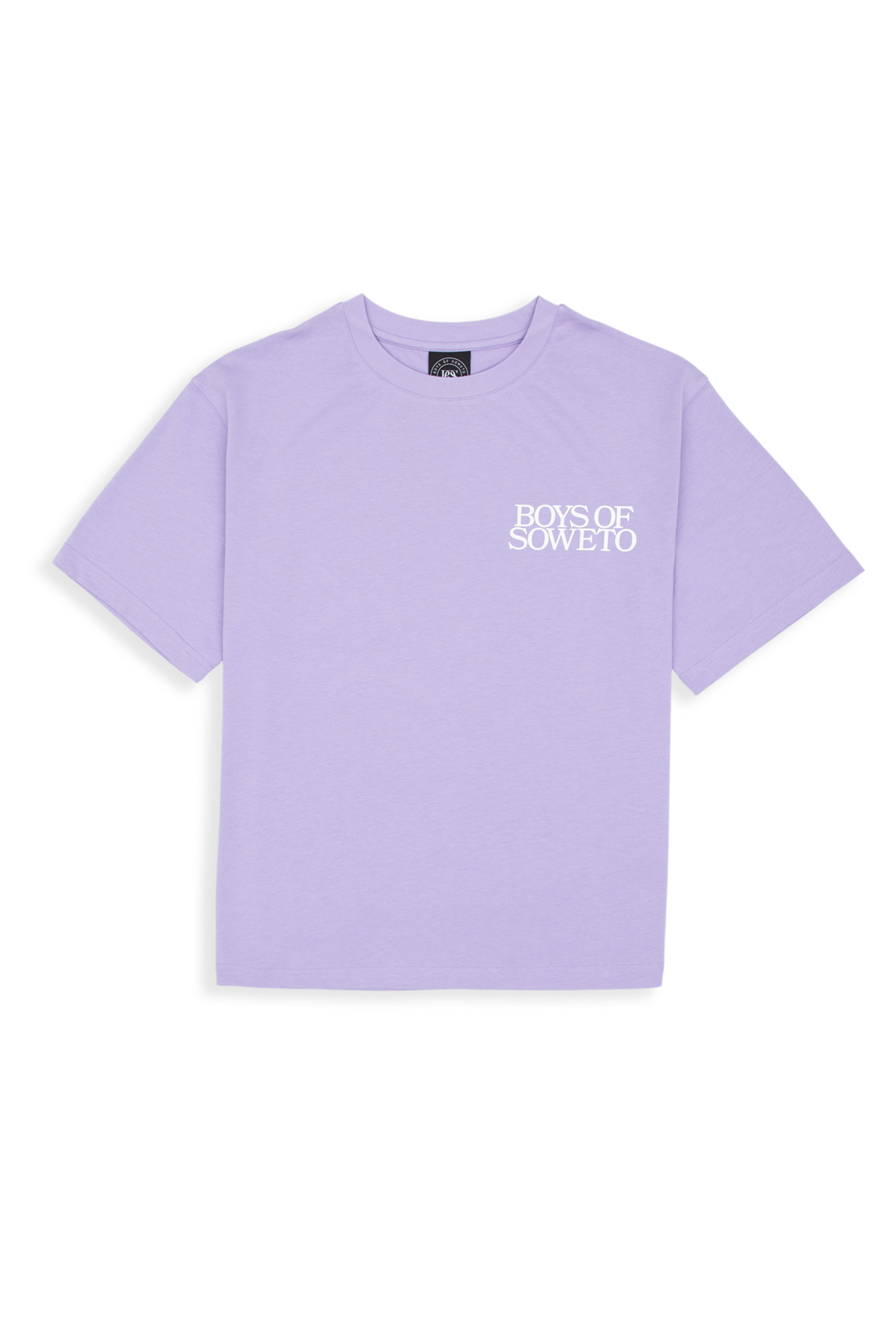 Puff Print T-shirt - Purple