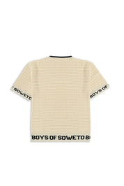 Crochet Crew Neck Top - Ecru