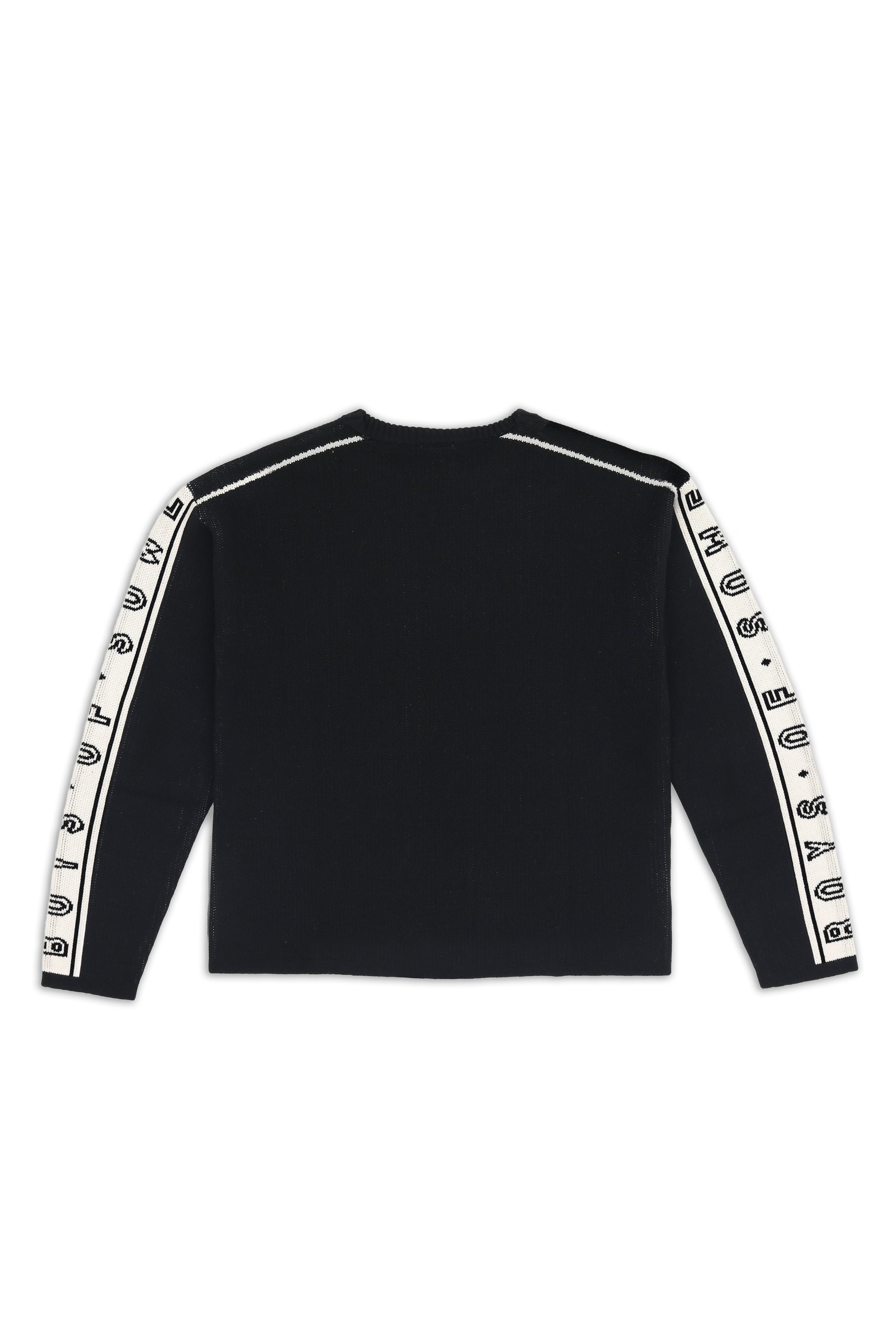 Cozy Knitwear Top - Black & White