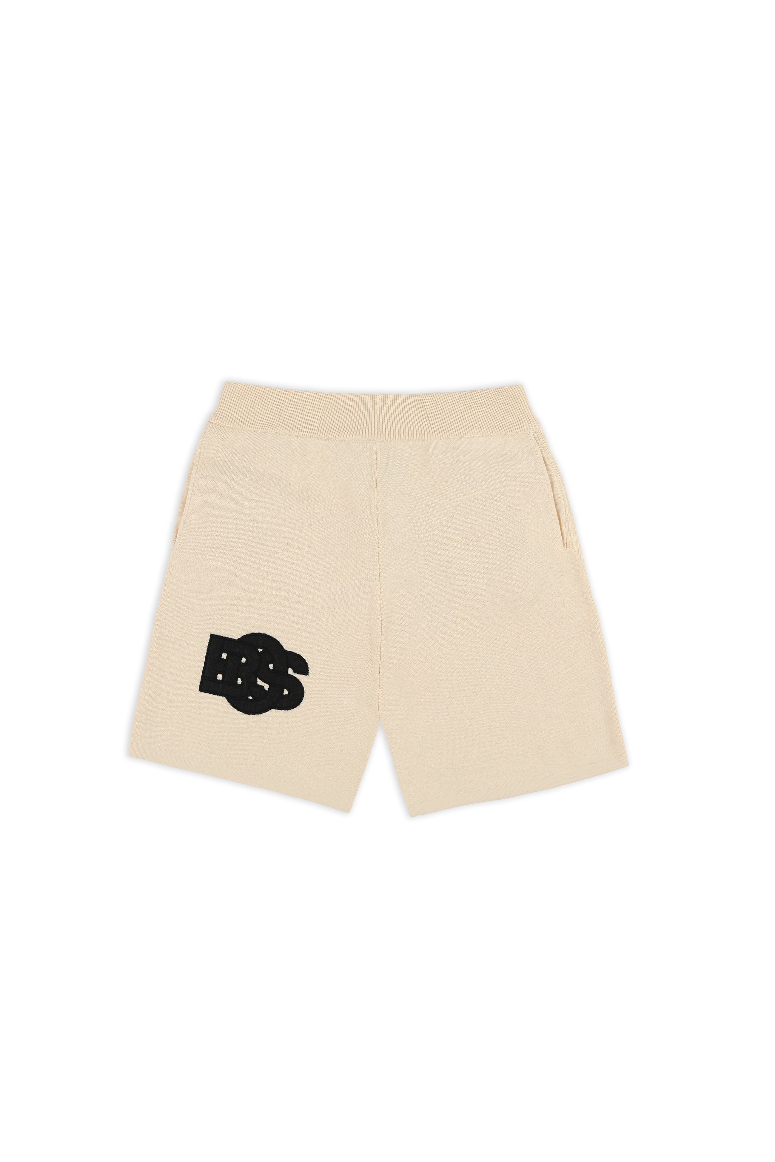 Retro Knit Shorts -  White & Black