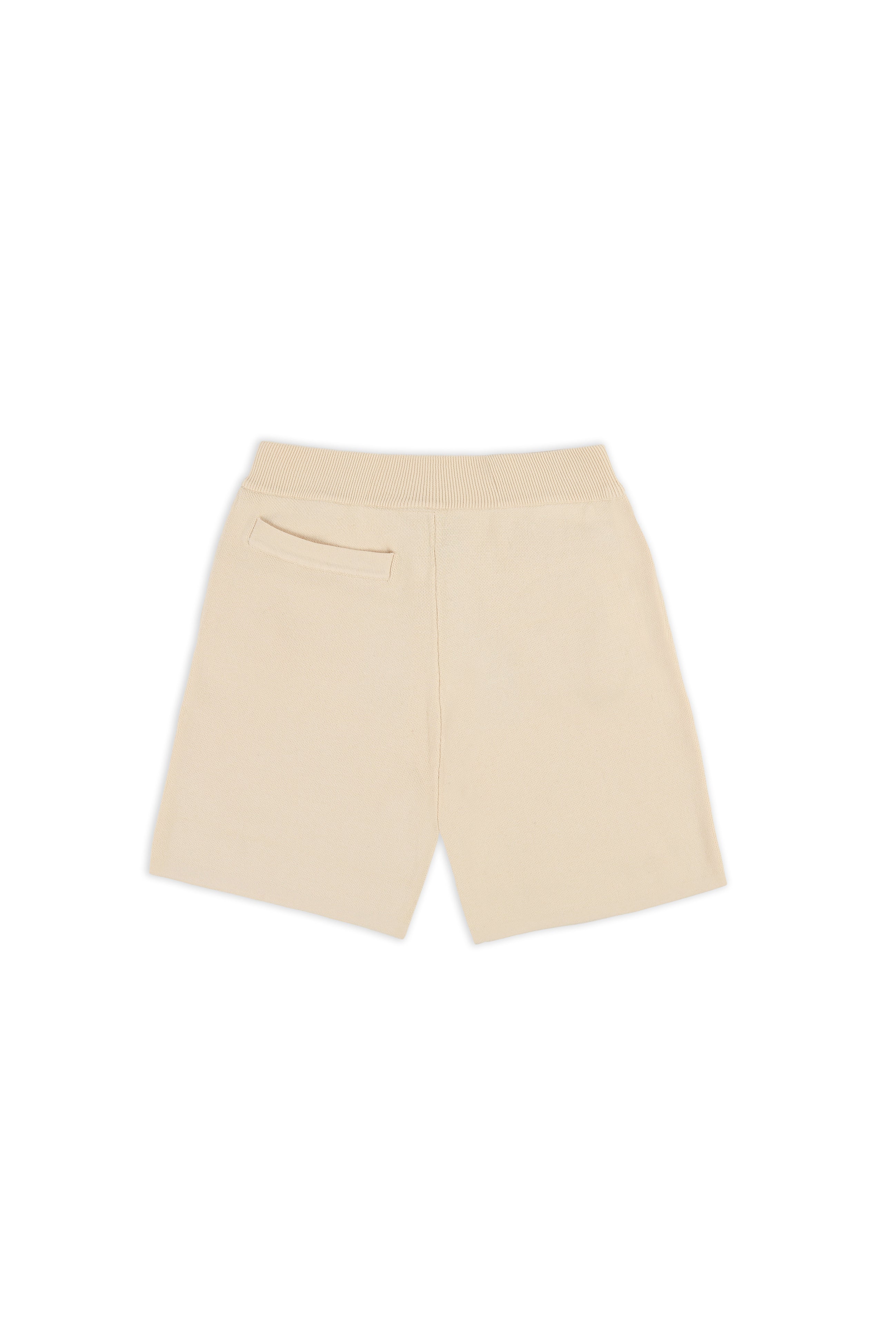 Retro Knit Shorts -  White & Black