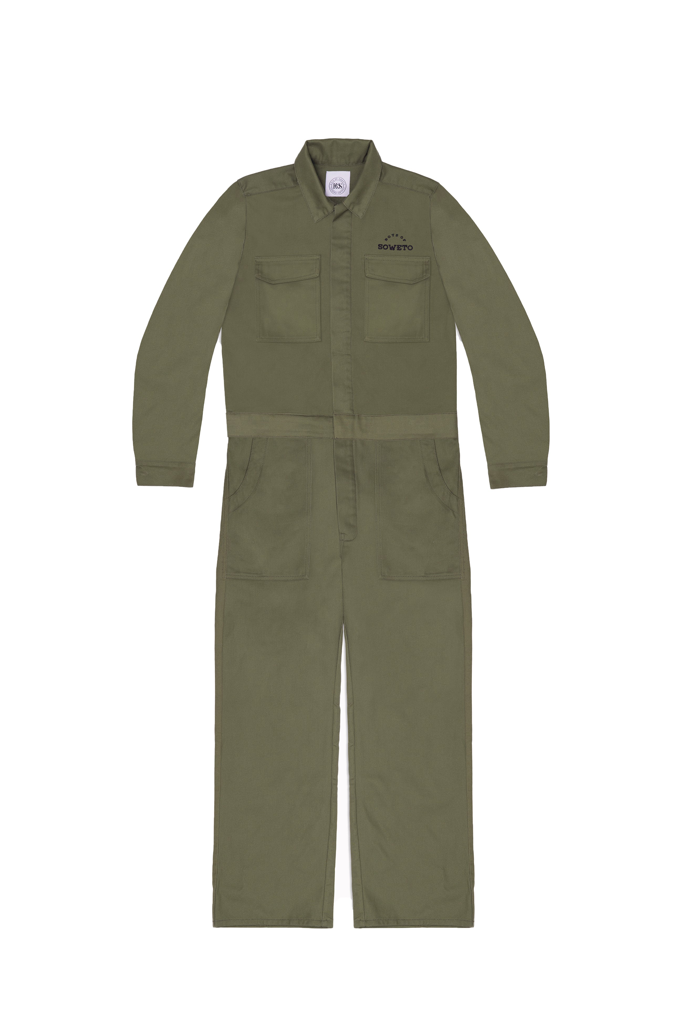 One Piece Boiler Suit  - Olive