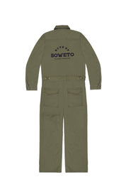 One Piece Boiler Suit  - Olive