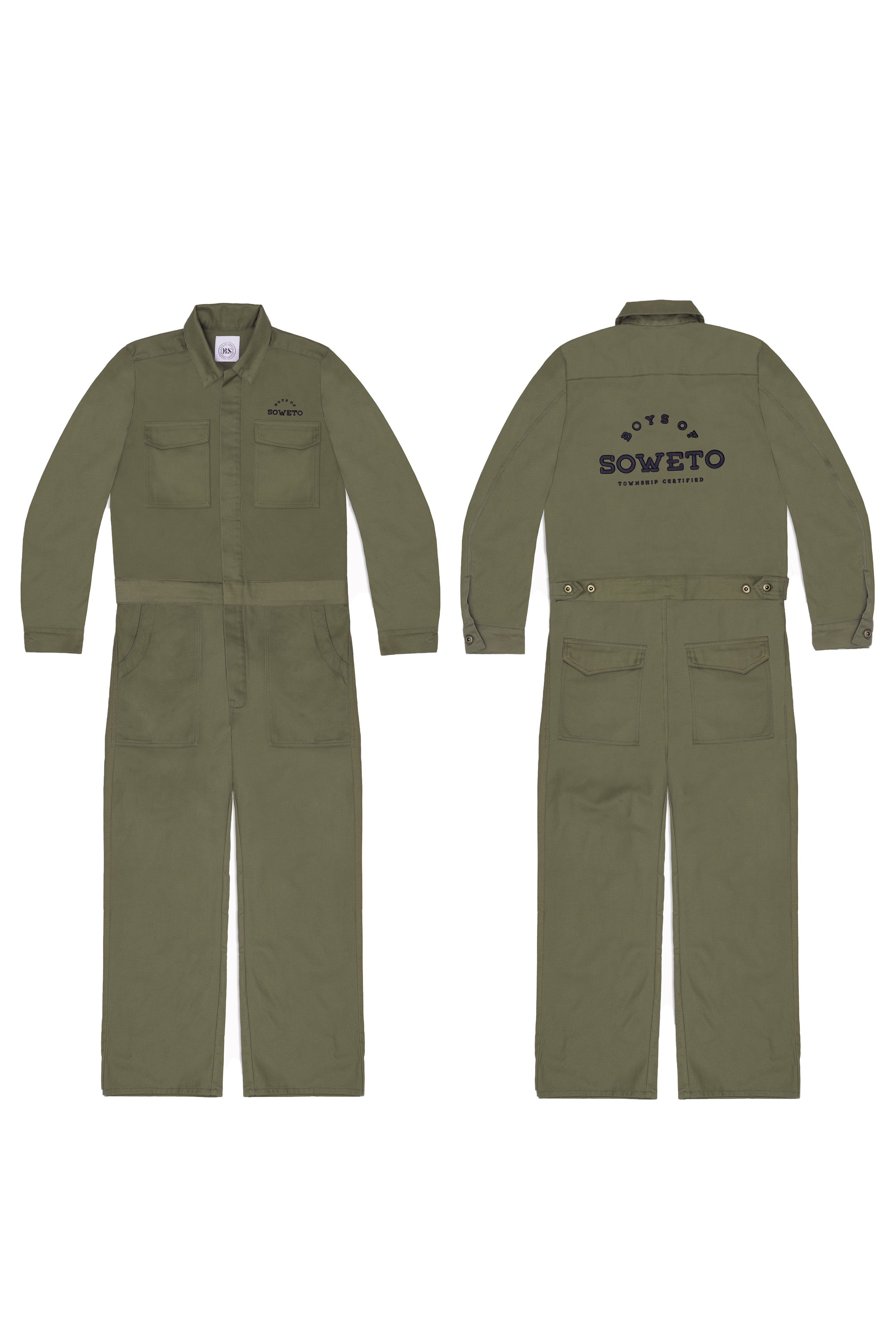 One Piece Boiler Suit  - Olive