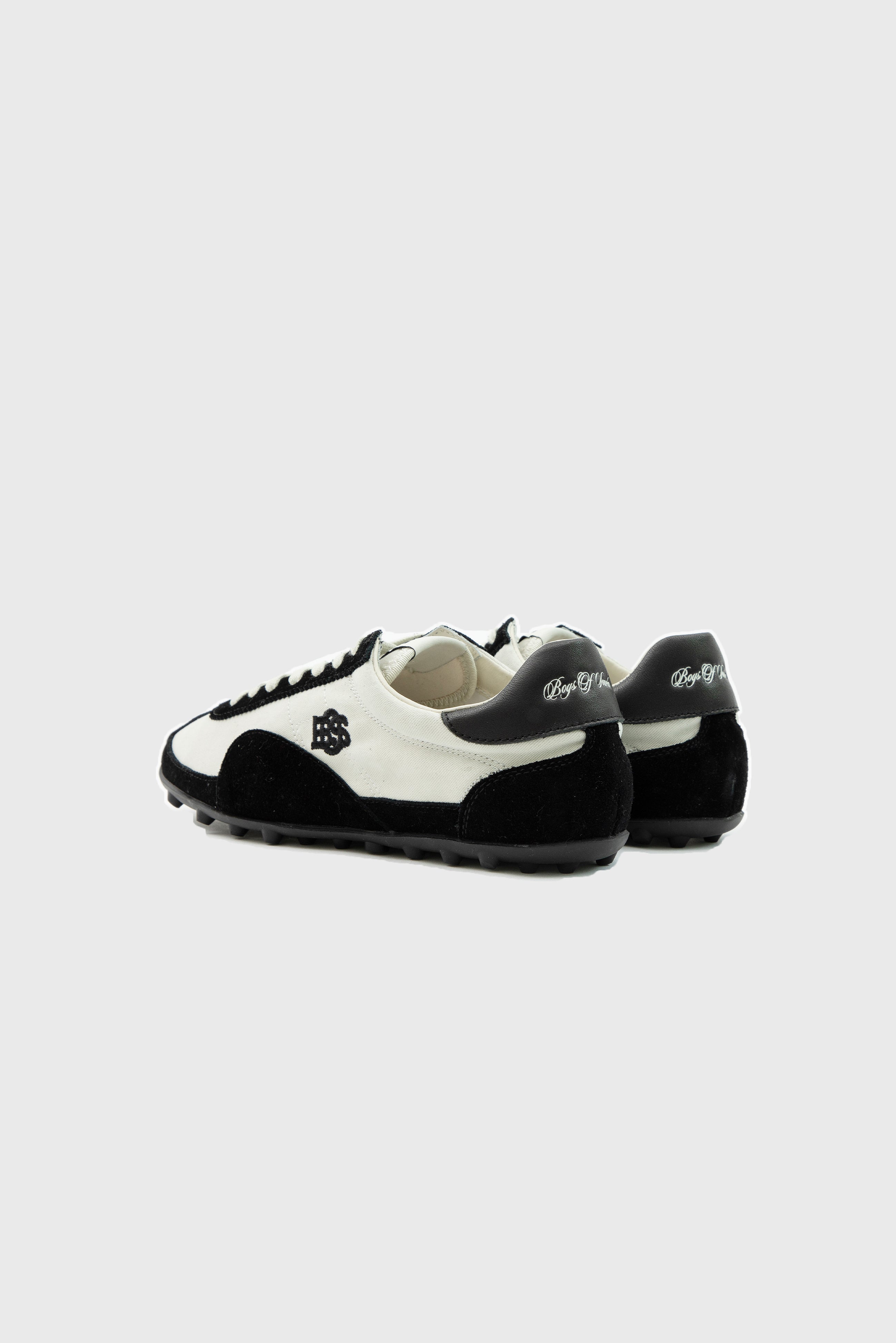BOS Retro Running Kicks - Black & Ecru