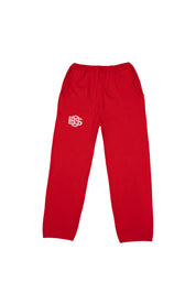 Relaxed-fit Knit Pants - Red