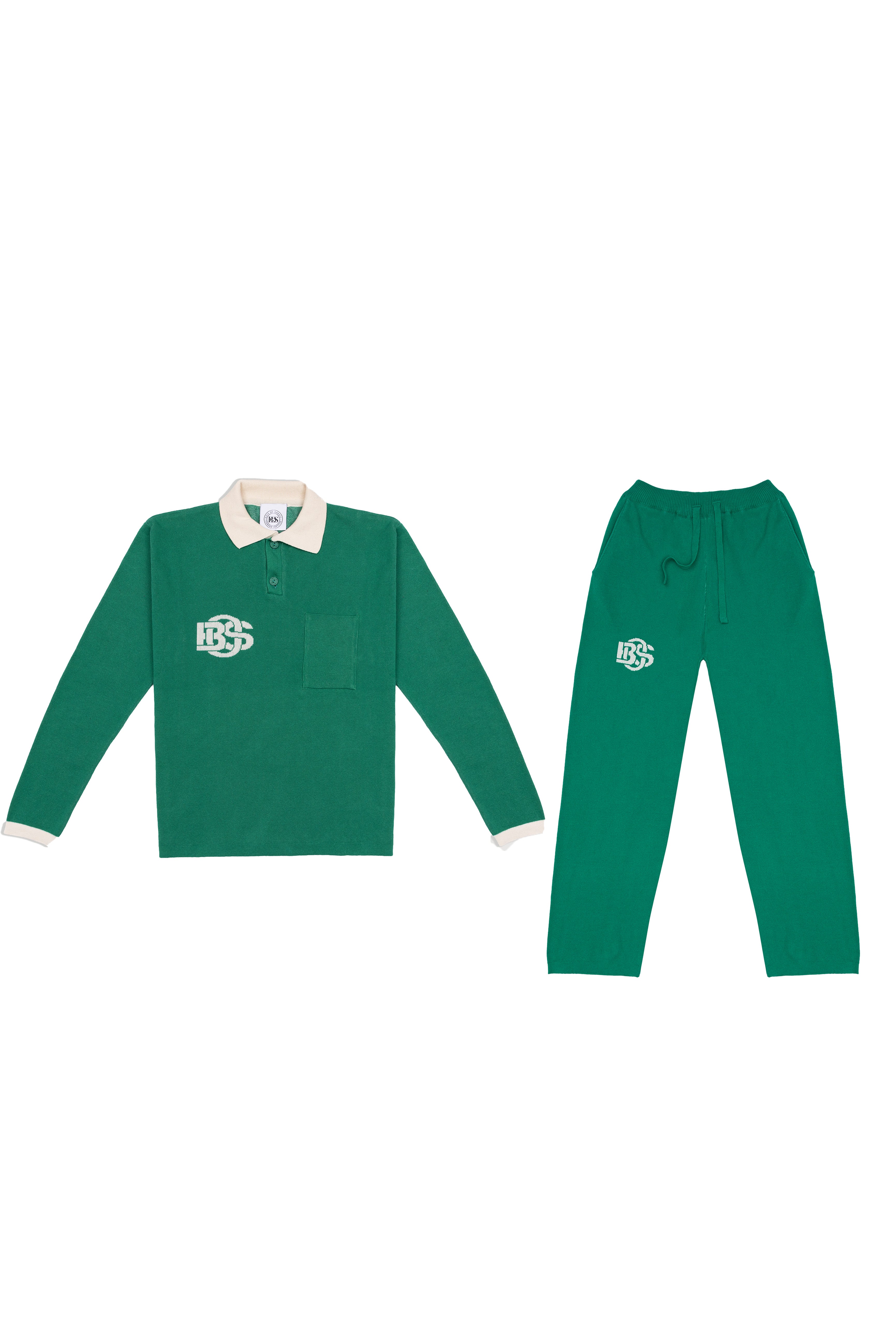 Relaxed-fit Knit Pants - Green