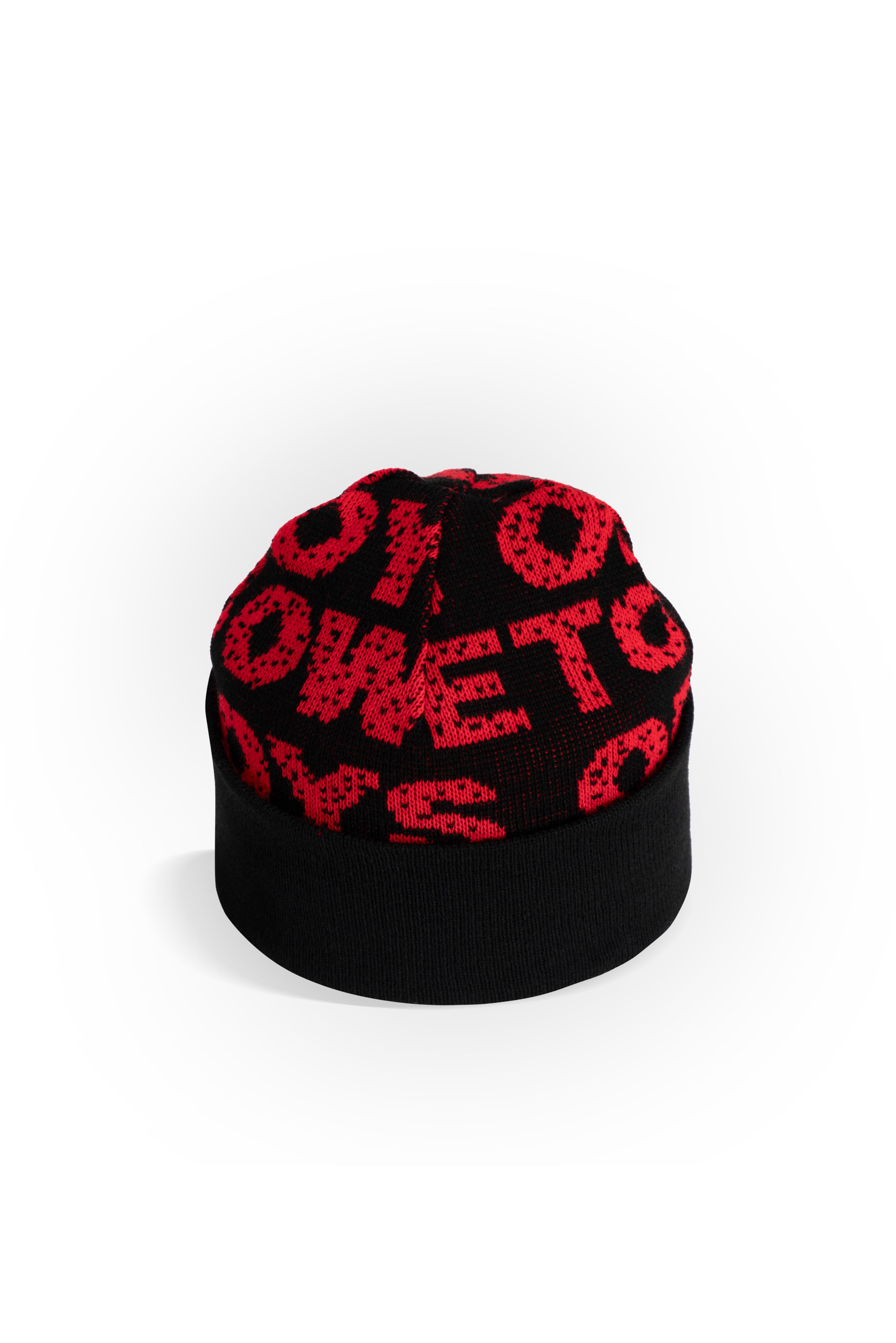 Beanie -  Black & Red