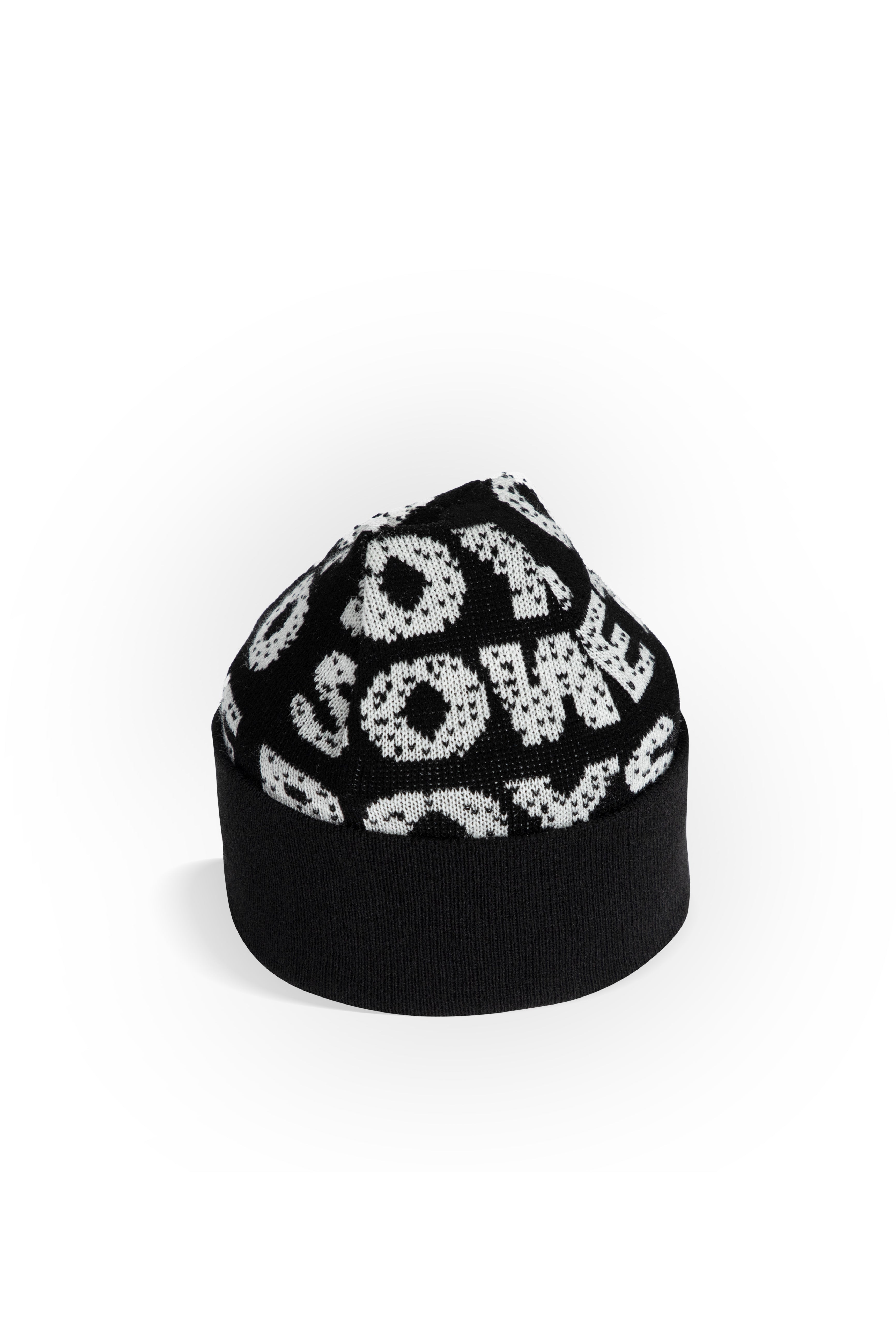 Beanie -  Black & White