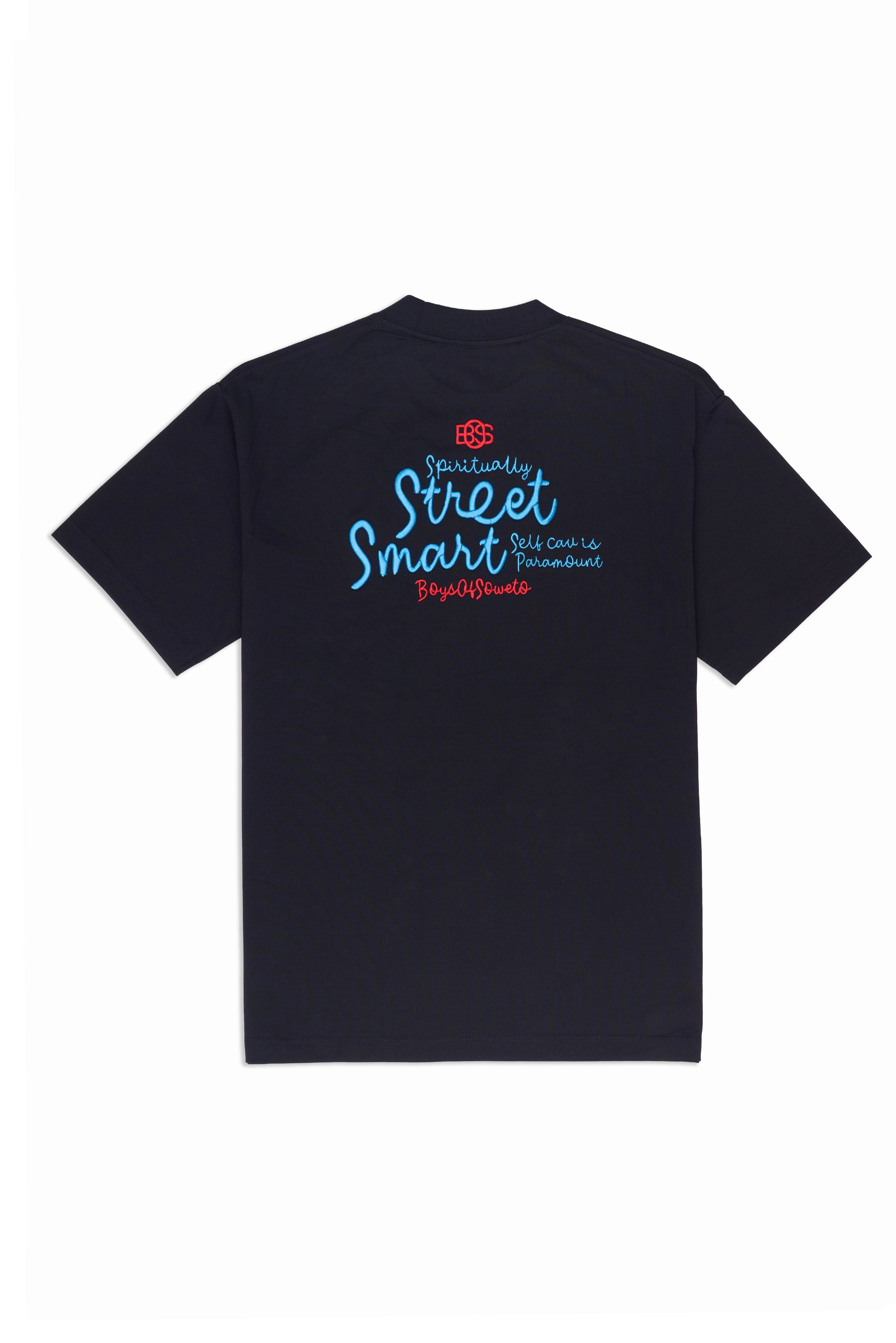 Spiritually Street Smart Oversized  T-shirt - Black